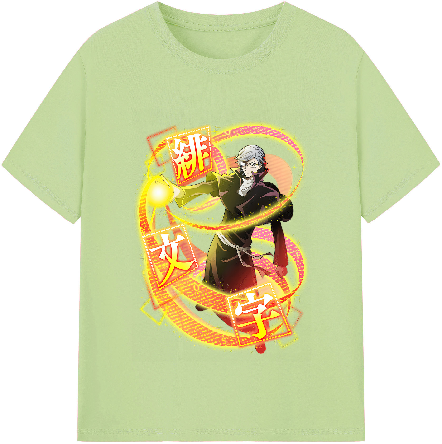 （画像用） 文豪ストレイドッグス Bungo Stray Dogs 綿100％半袖Tシャツ（フロントプリント）